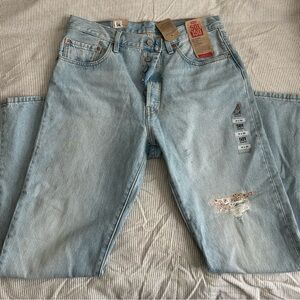 Levi's Light Blue Straight Jeans